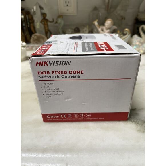 H.265+ HIKVISION FIXED DOME Security CAMERA HD VIDEO EXIR WDR NEW IN BOX - Picture 2 of 6